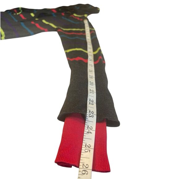 rue21 Striped Hoodie Sweater Tunic XL Fall Layering Y2K Retro Knit - Picture 7 of 11